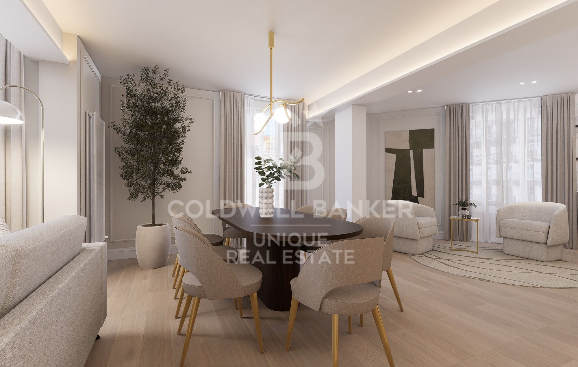 Brand new 3-bedroom exterior flat with terrace in Goya, Madrid