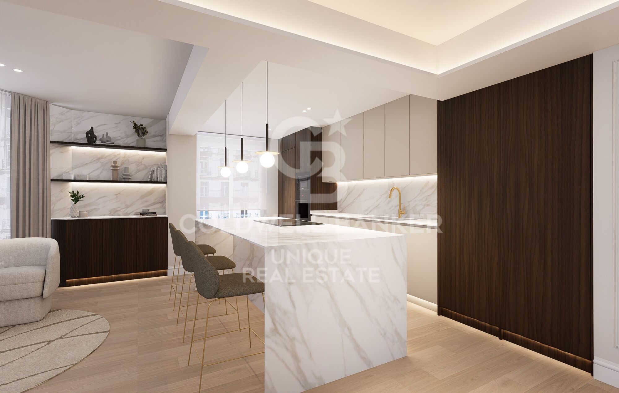 Brand new 3-bedroom exterior flat with terrace in Goya, Madrid