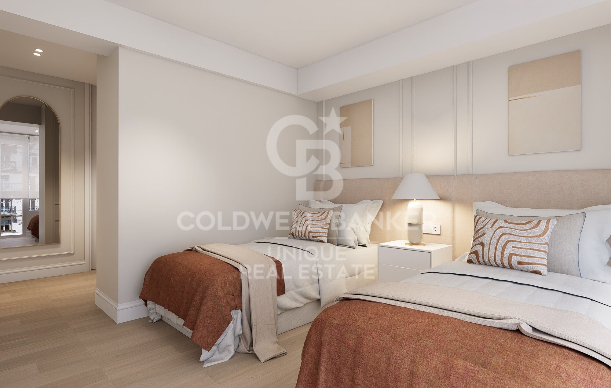 Brand new 3-bedroom exterior flat with terrace in Goya, Madrid