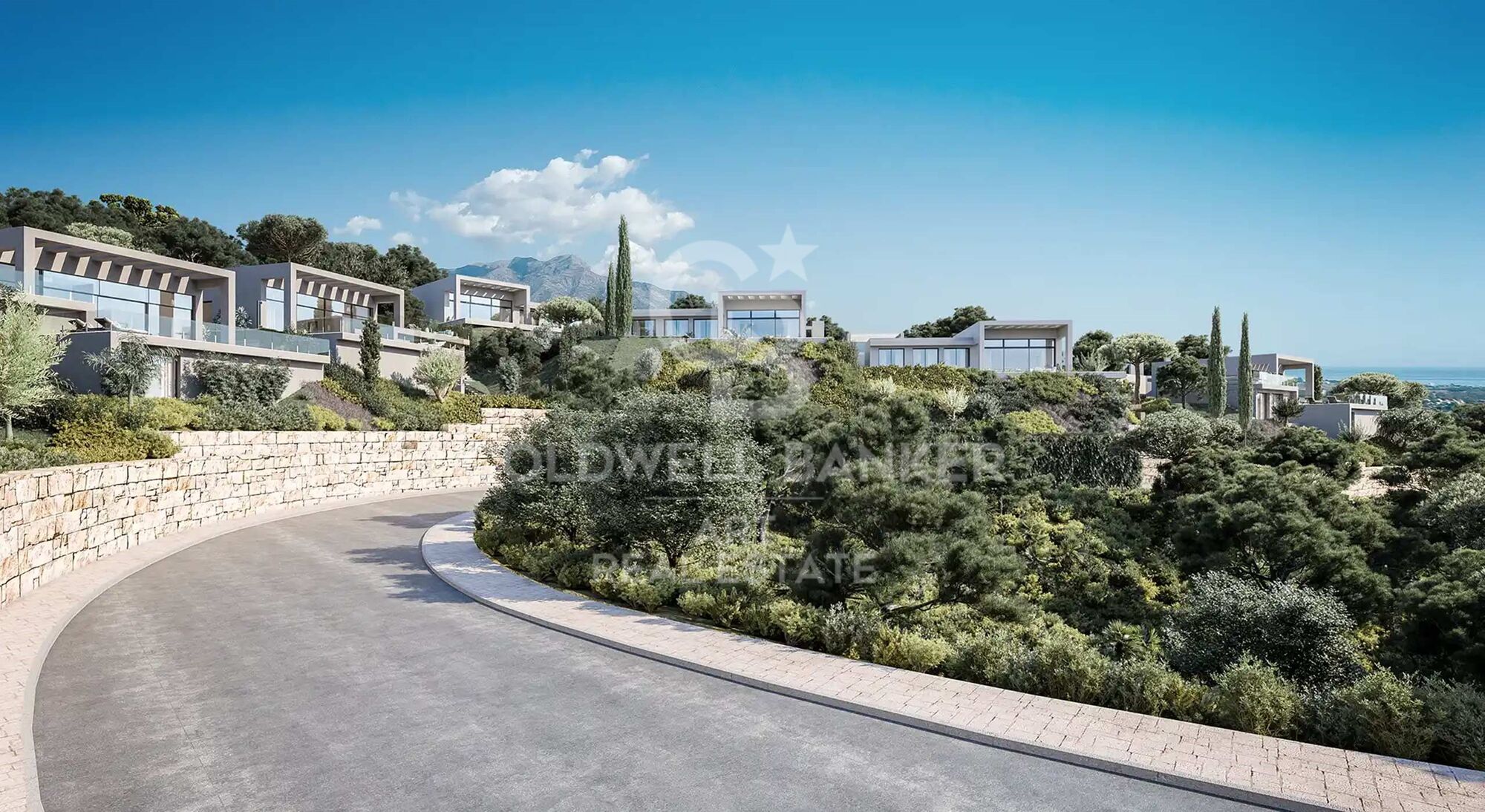 Unglaubliche Villa mit Panoramablick aufs Meer und mediterranem Garten in Benahavís