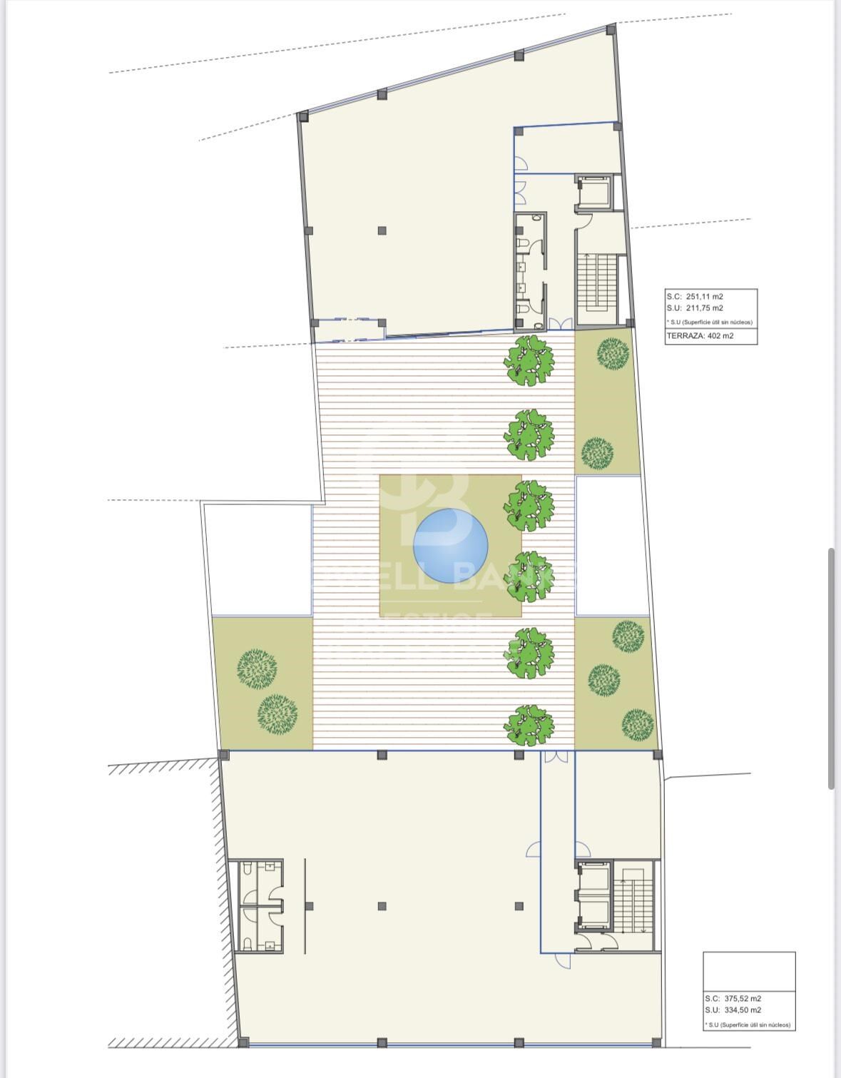 Grundstück 22@ für Büros, Poblenou