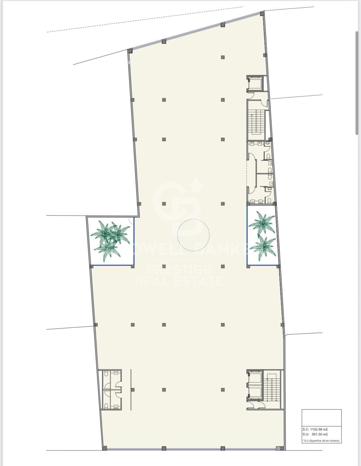 Terrain constructible 22@ bureaux, Poblenou