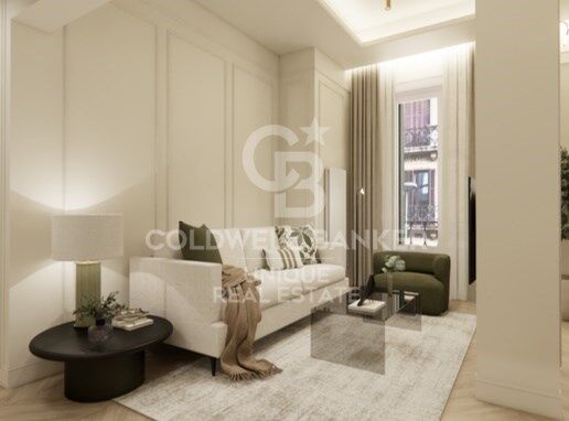 Brand new 3-bedroom, 4-balcony flat in Malasaña, Madrid