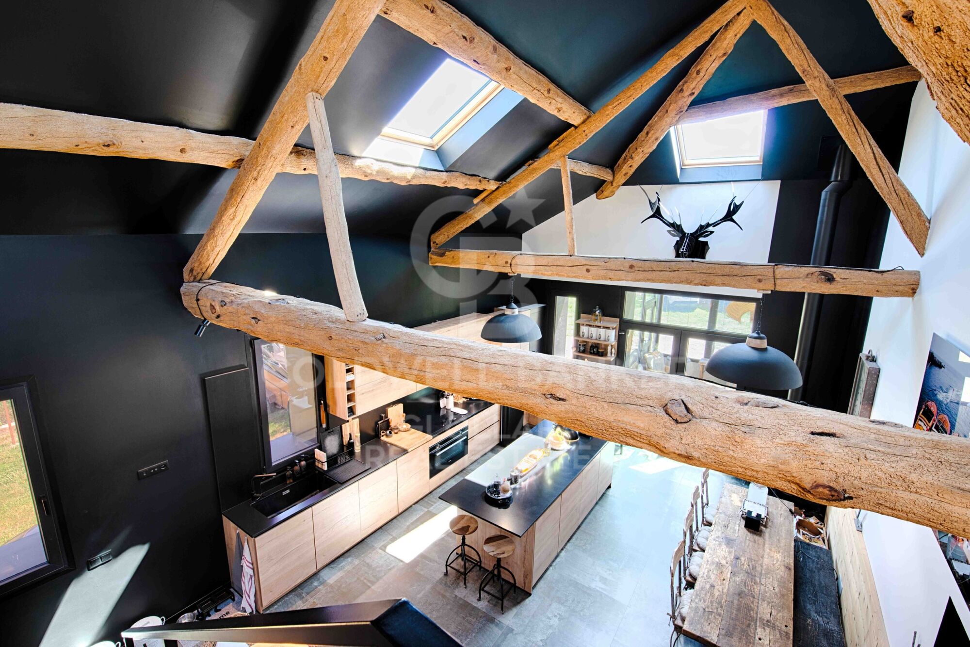 Casa de pueblo con encanto rústico y moderno en Caldégas