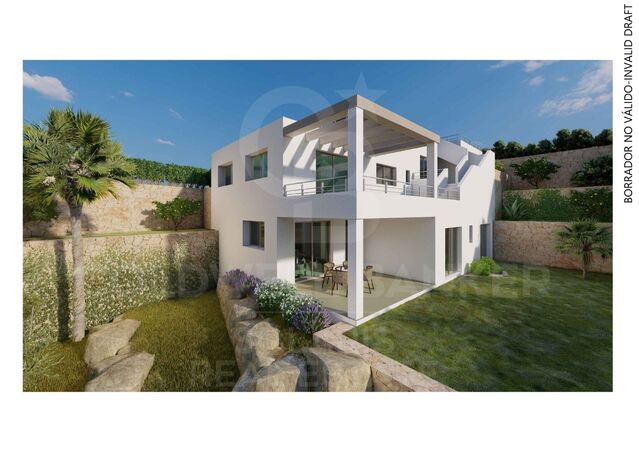 Mediterrane Villa im Bau in Sierra de Altea - Aussicht, Licht und zeitgenössischer Stil