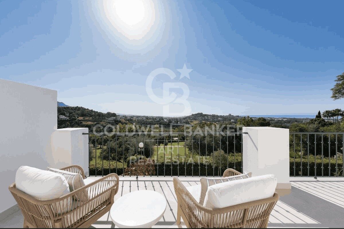 Superbe maison de ville avec vue sur la mer à La Quinta, Benahavís