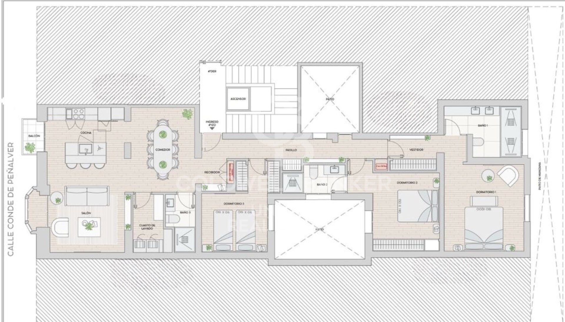 Appartement extérieur avec balcon à Goya, Madrid