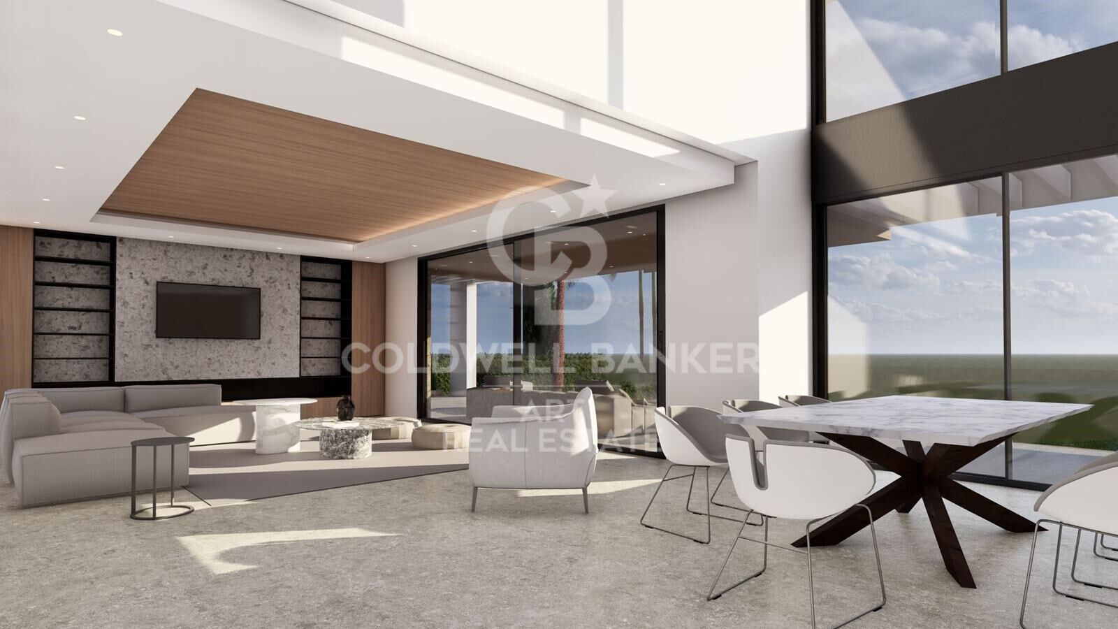 Modern luxury villa with breathtaking sea and golf views, Los Flamingos, Benahavís