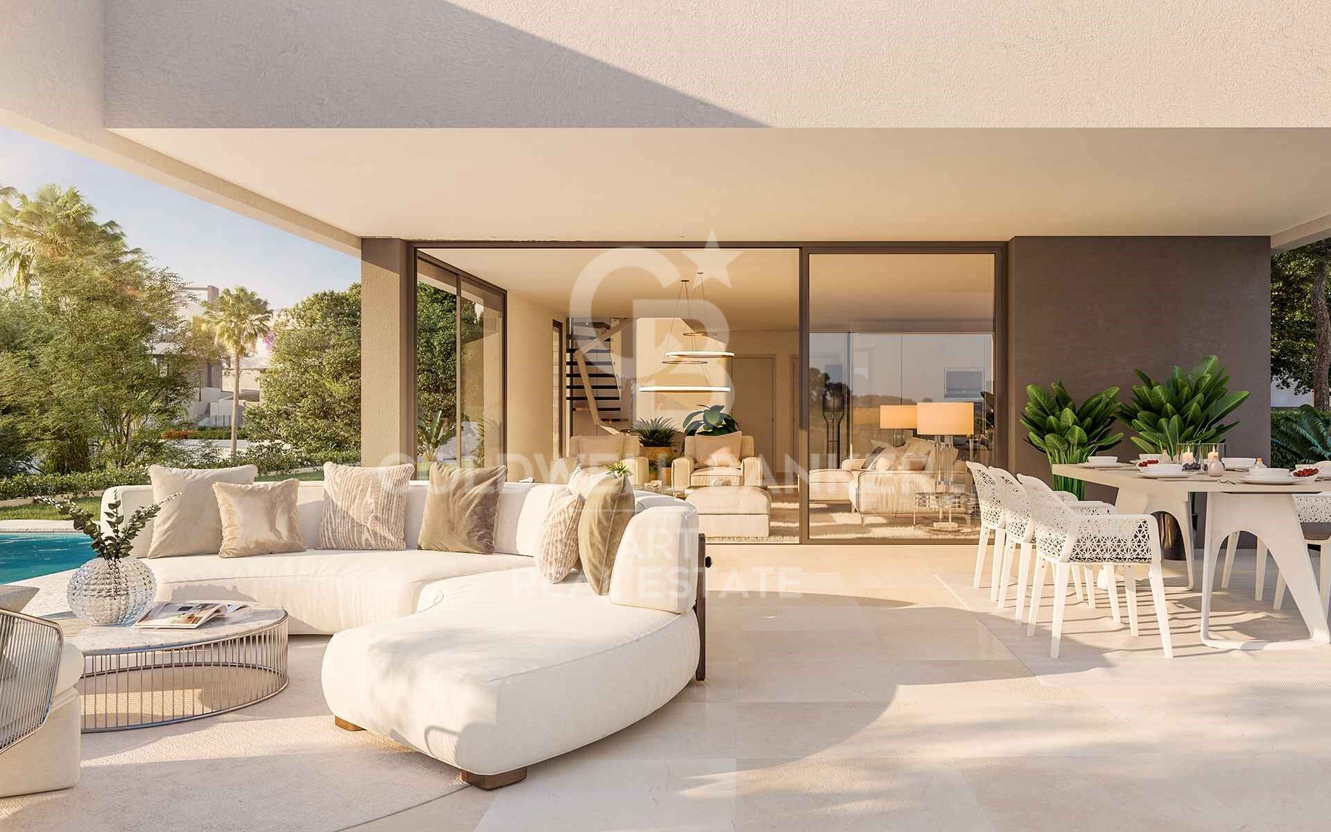 Contemporary-style townhouse in Marbella