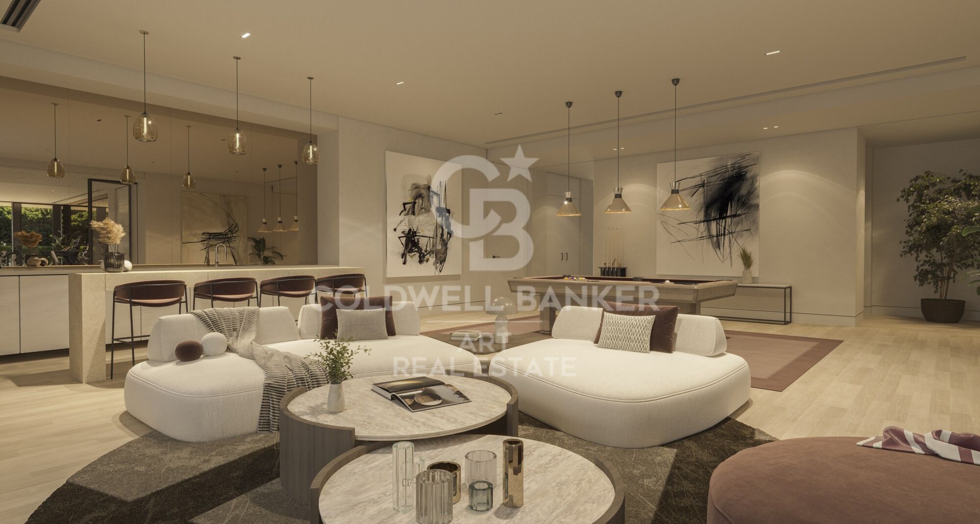 Beeindruckende Designervilla im Herzen von El Madroñal mit spektakulärem Panoramablick auf das Mittelmeer