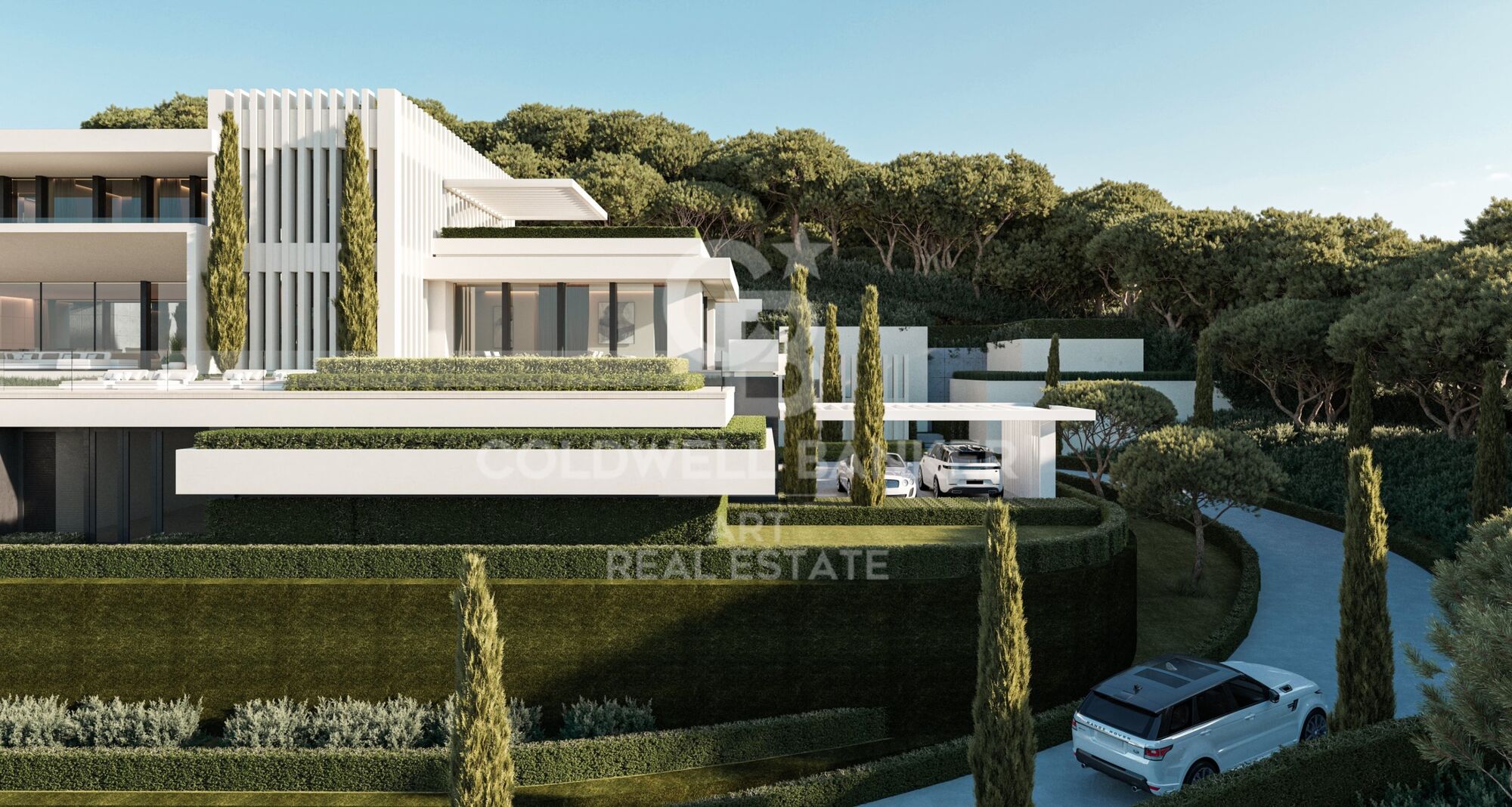 Exclusive designer villa facing the Mediterranean Sea in El Madroñal