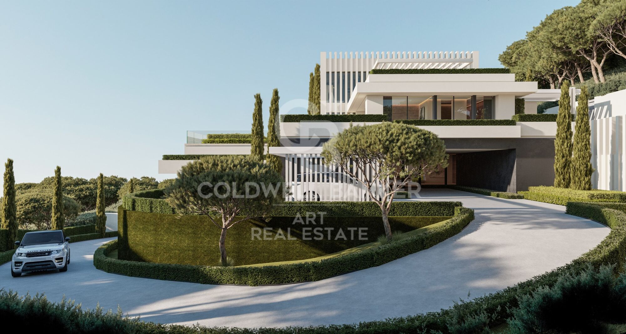 Exclusive designer villa facing the Mediterranean Sea in El Madroñal