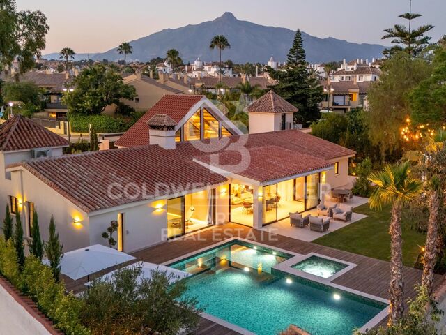 Modern Mediterranean oasis near Puerto Banús,Marbella
