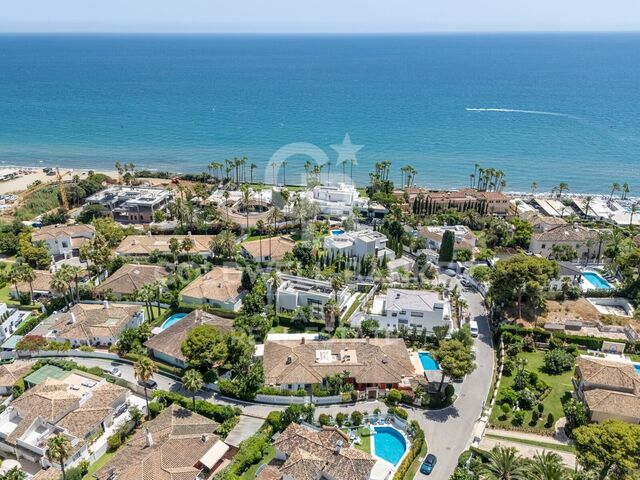 Stylish beachside villa in Los Monteros, Marbella East just 150m from the sea