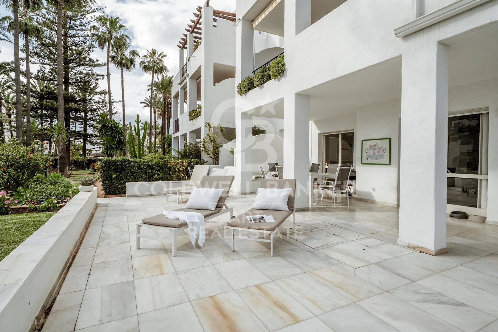 Beachfront Corner Apartment with High Investment Potential in San Pedro Playa