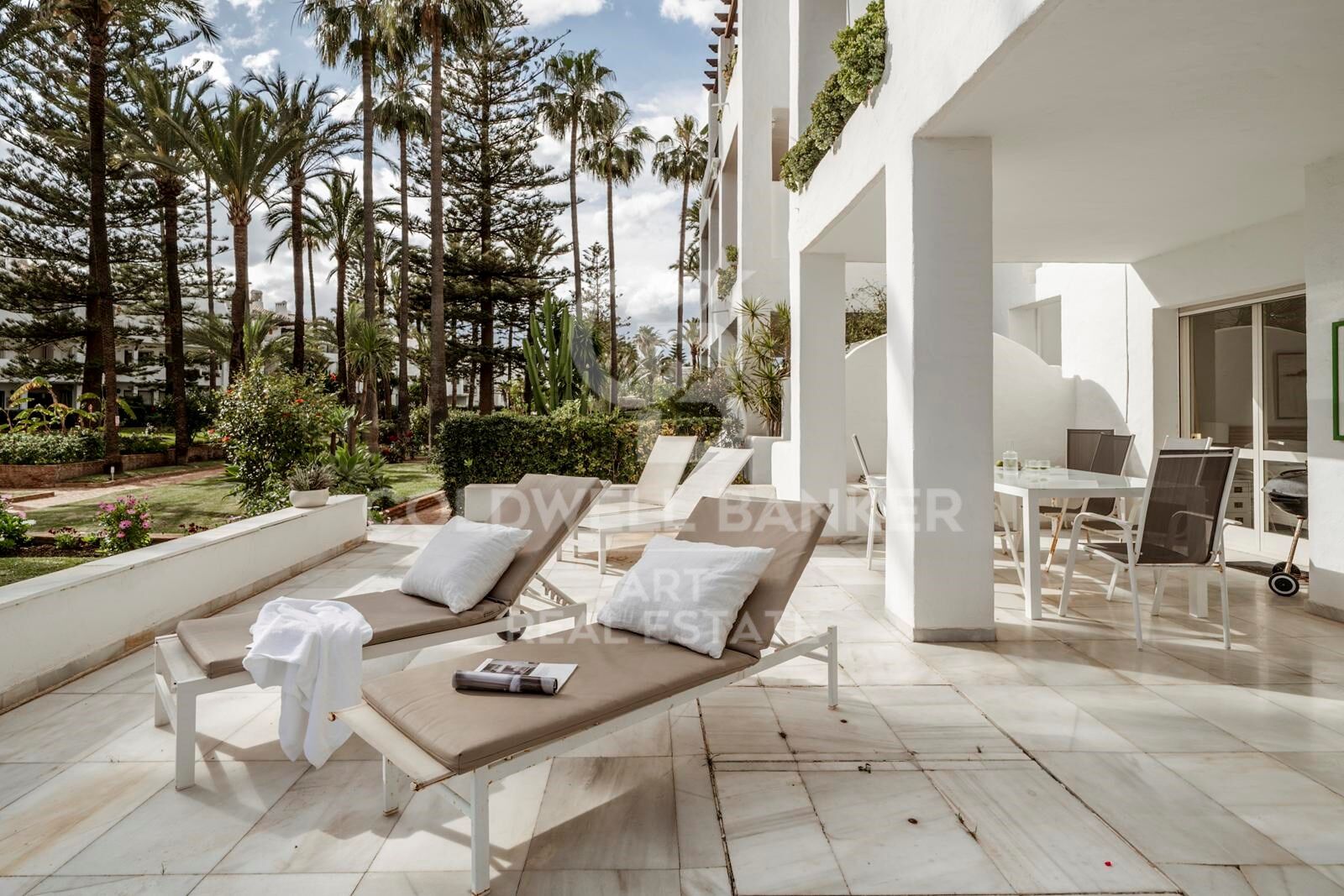 Beachfront Corner Apartment with High Investment Potential in San Pedro Playa