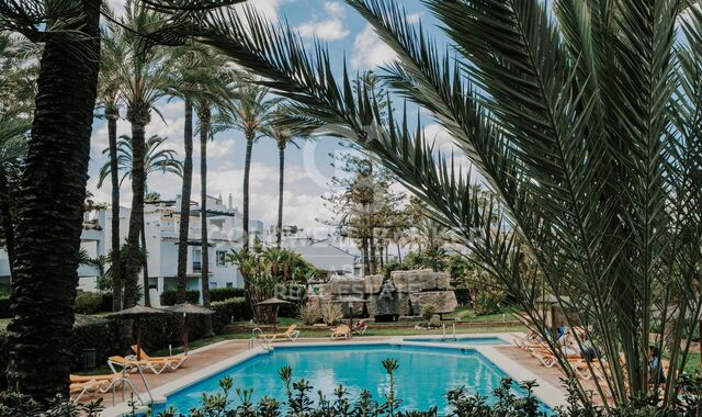 Beachfront Corner Apartment with High Investment Potential in San Pedro Playa