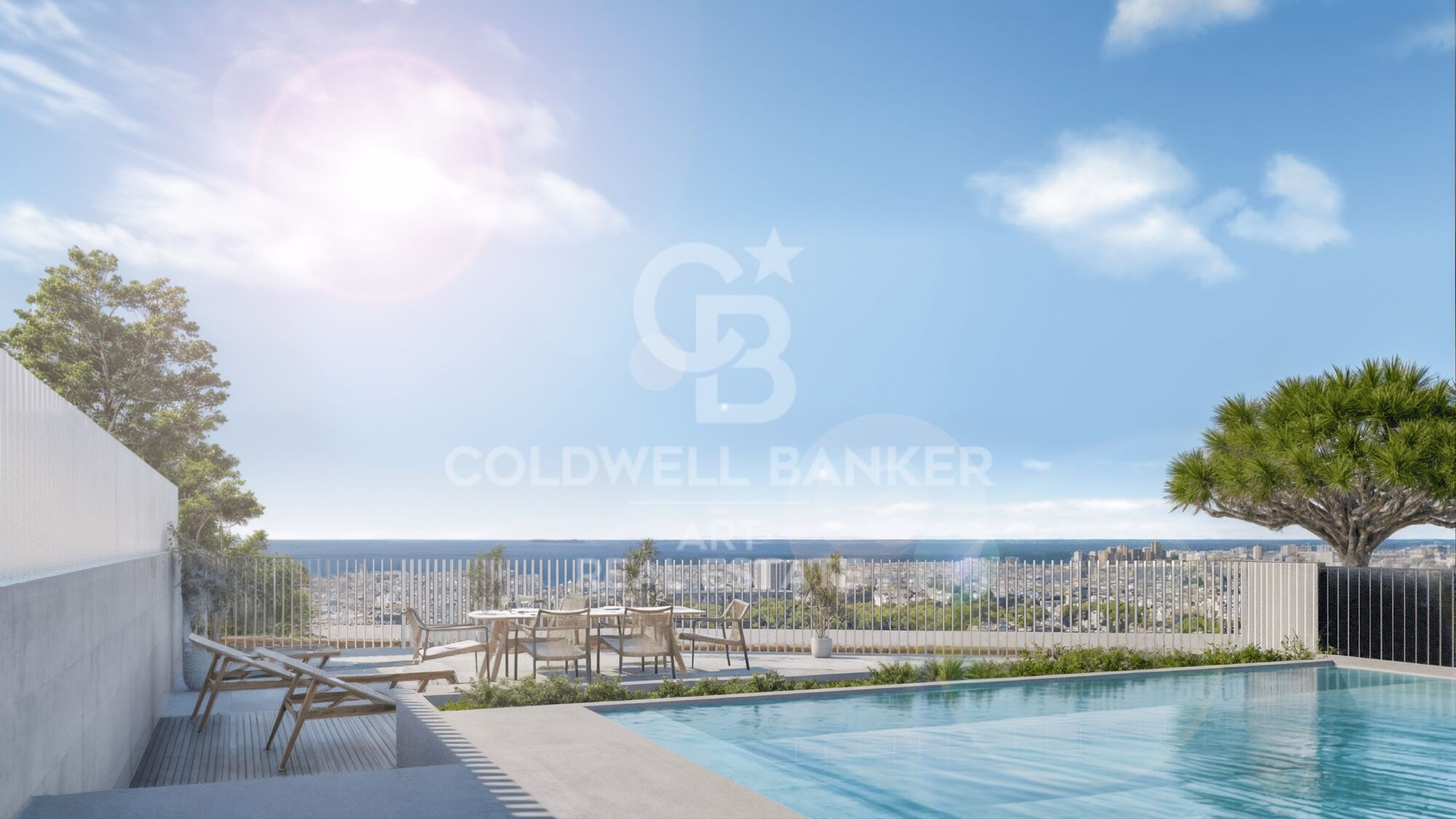 Nouveaux appartements avec vue exclusive sur la Sierra Bermeja et la mer Méditerranée à Estepona
