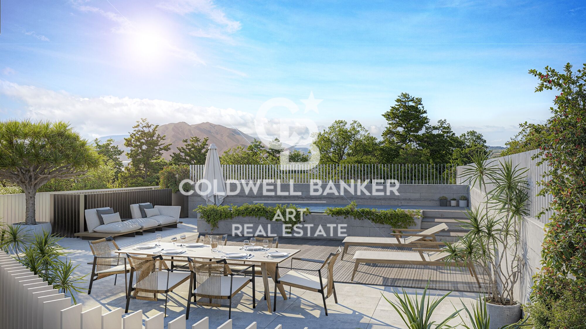 New apartments with exclusive views of Sierra Bermeja and the Mediterranean Sea in Estepona