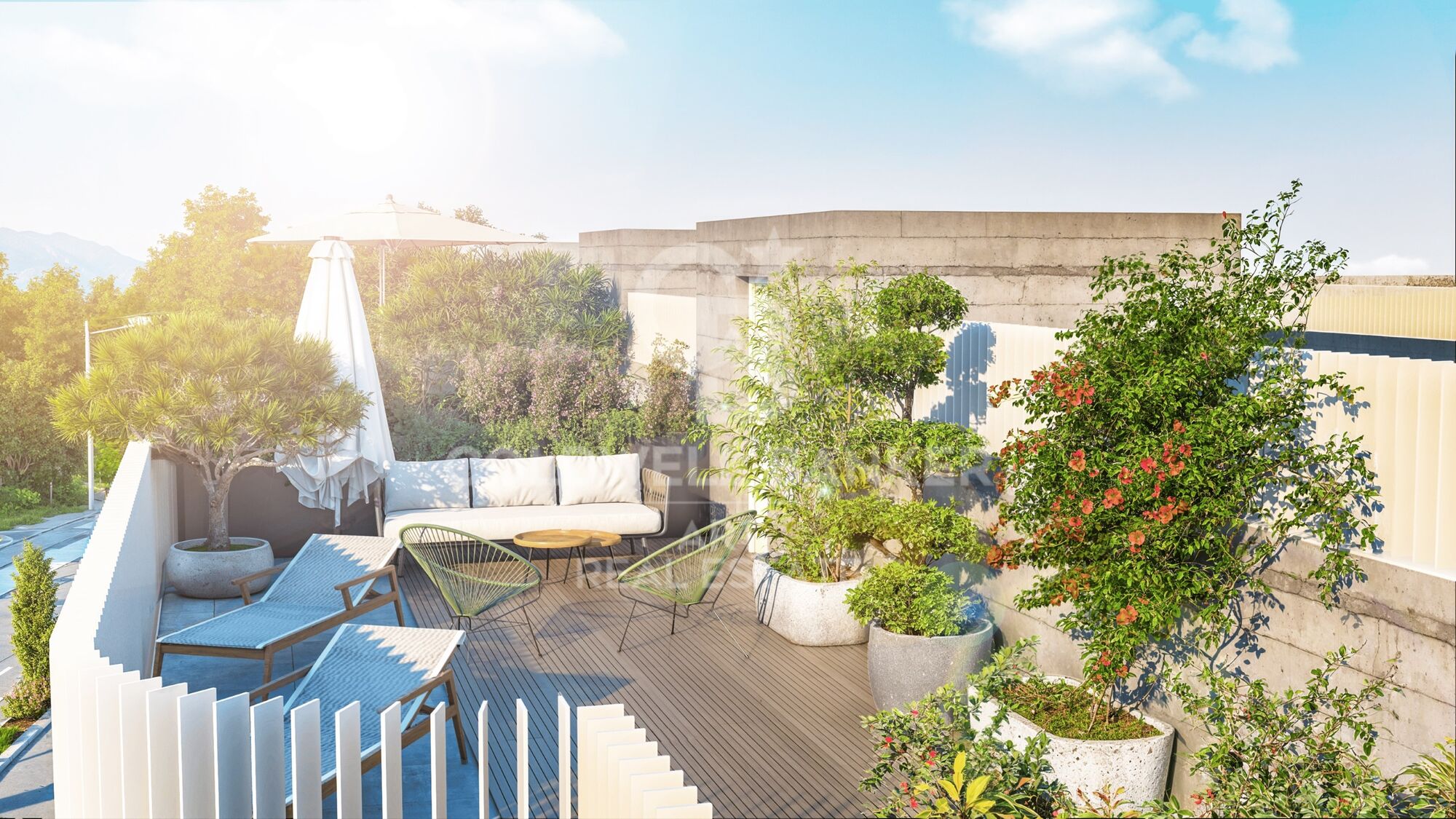 Neue Apartments mit exklusivem Blick auf die Sierra Bermeja und das Mittelmeer in Estepona