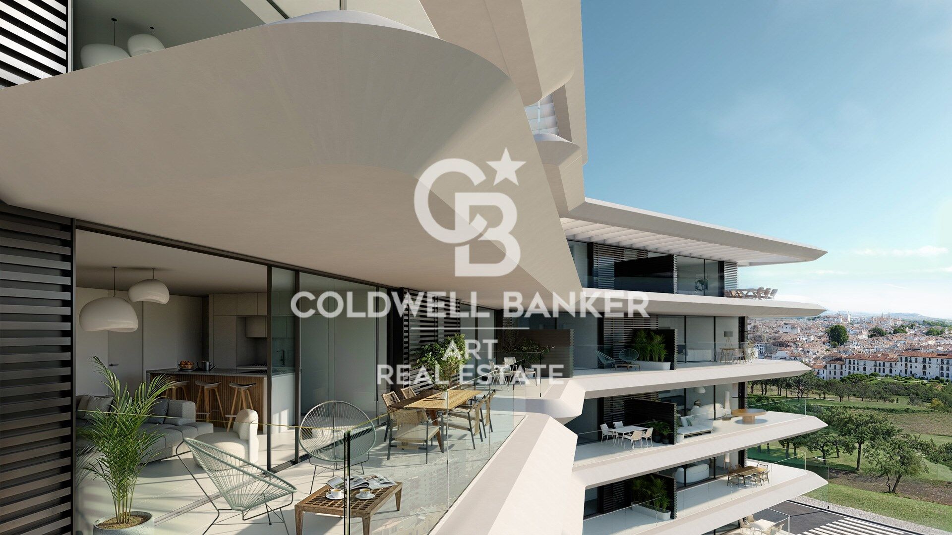 Designwohnungen mit Panoramablick auf das Meer in Estepona