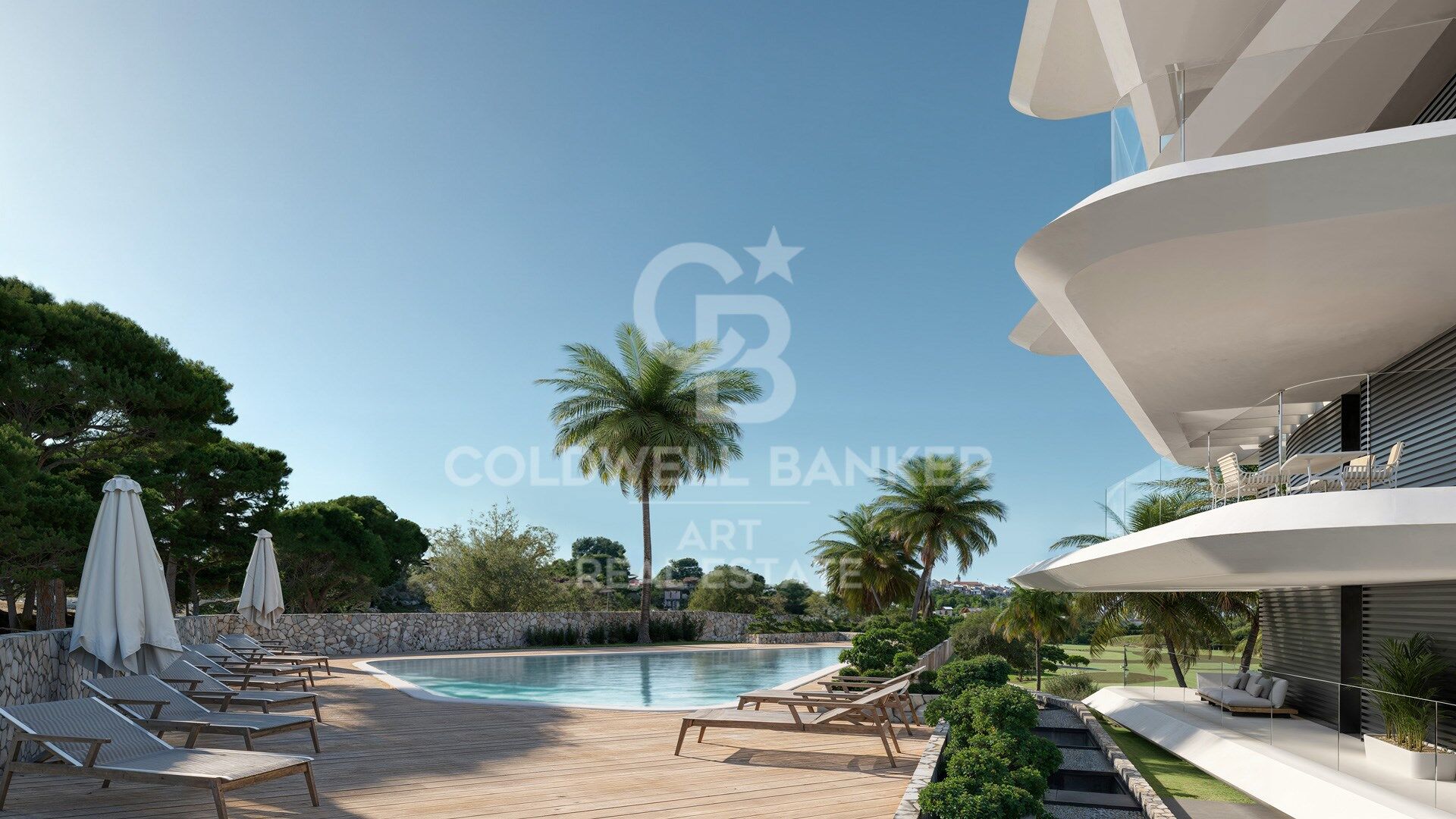 Viviendas de diseño con vistas panorámicas al mar en Estepona