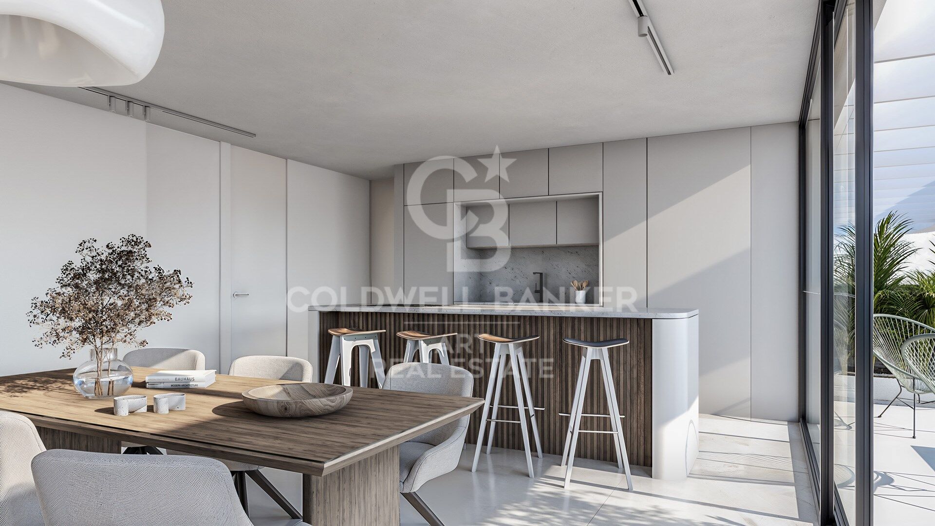 Logements design avec vue panoramique sur la mer à Estepona