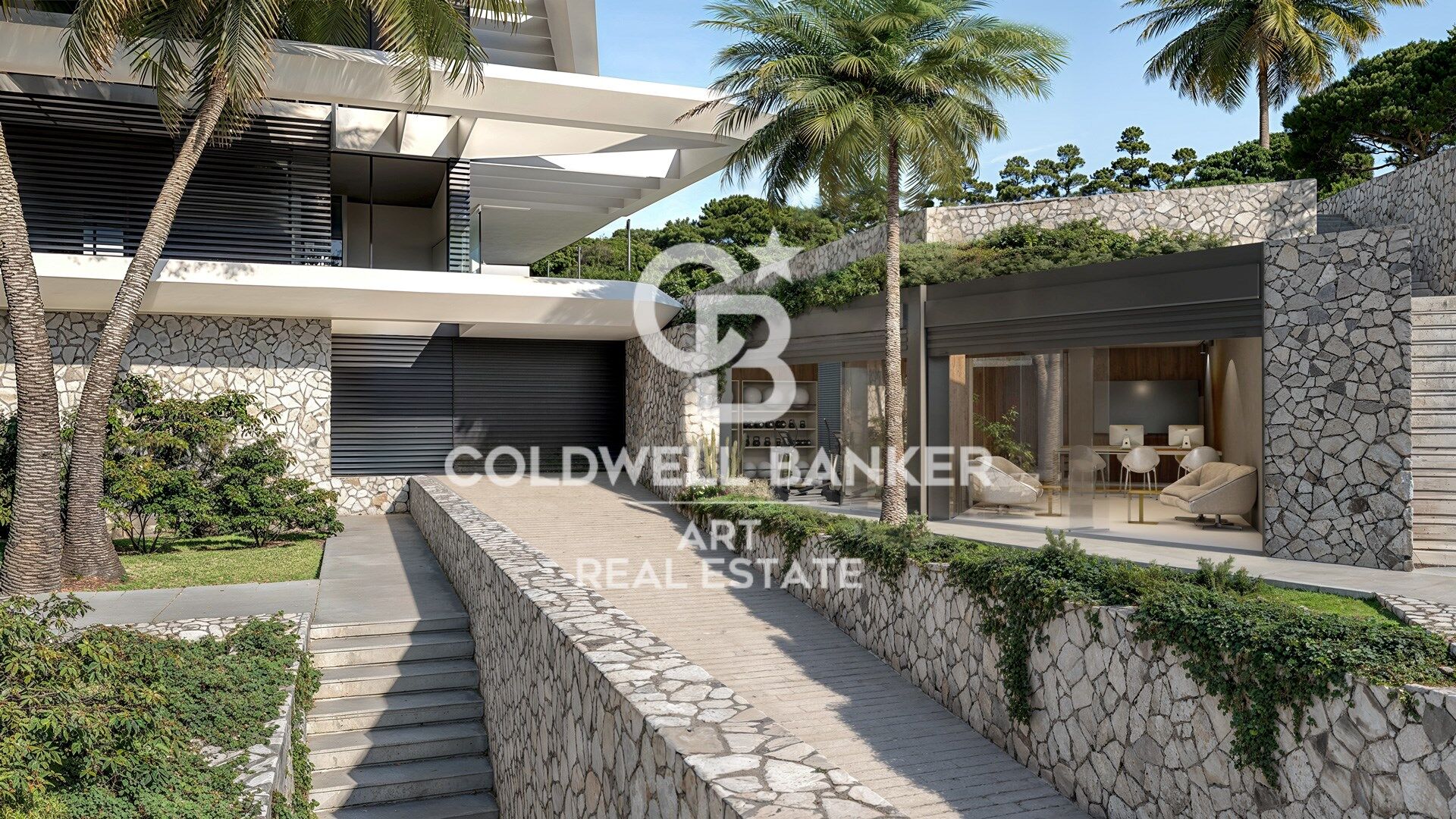 Logements design avec vue panoramique sur la mer à Estepona