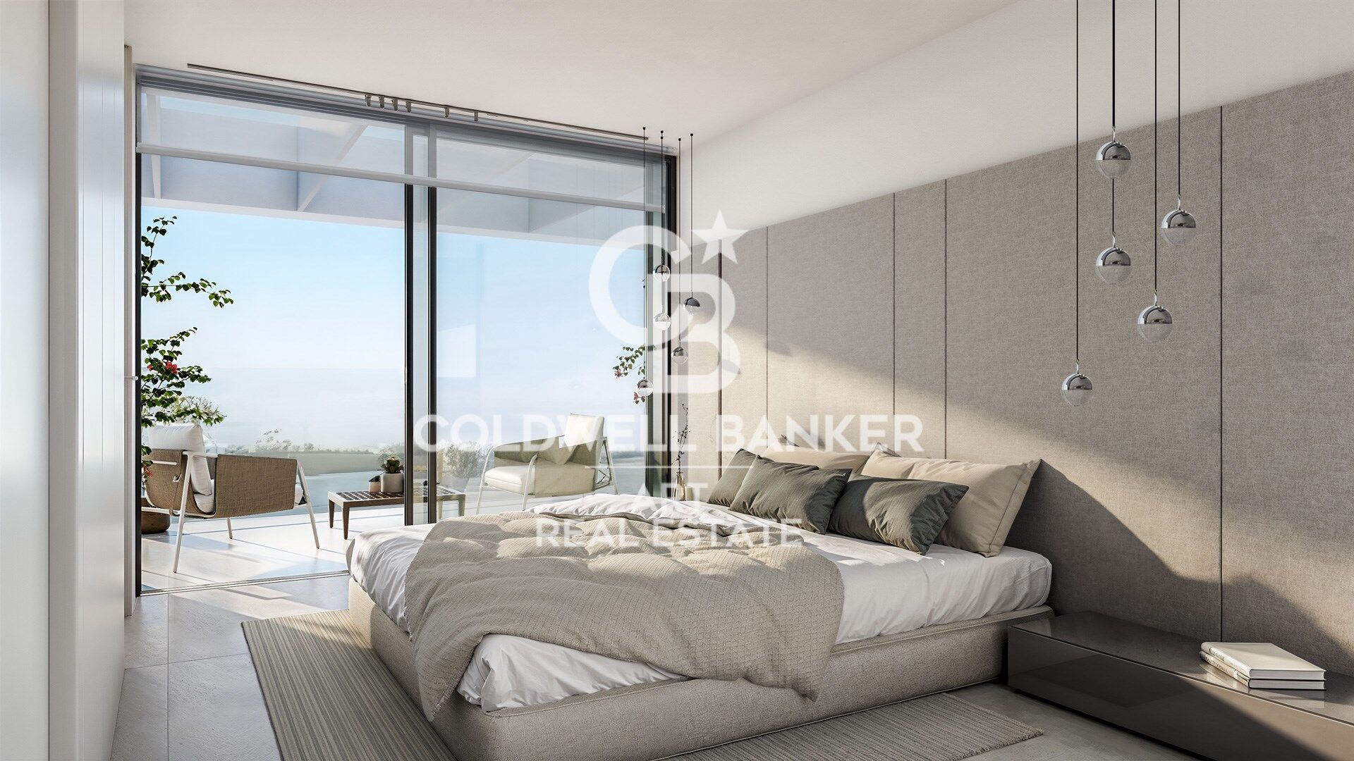Logements design avec vue panoramique sur la mer à Estepona
