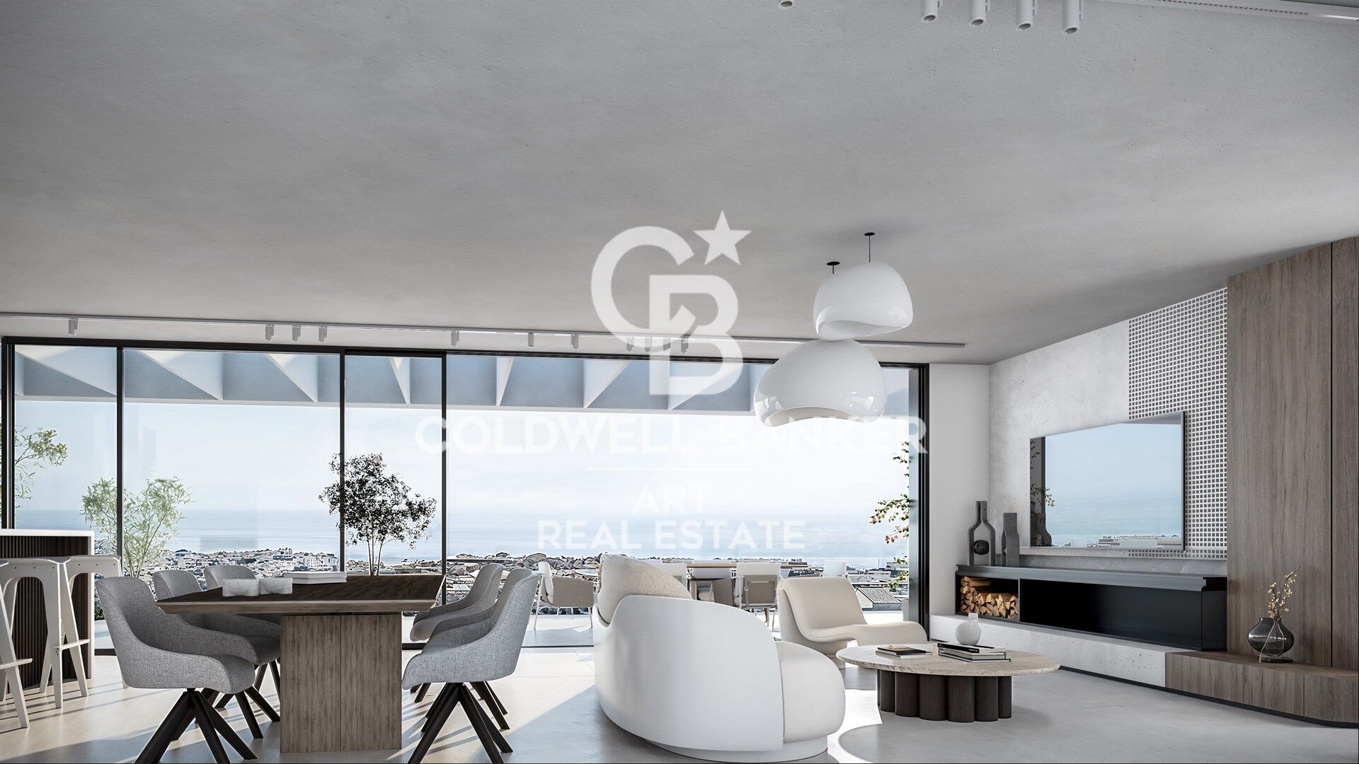 Viviendas de diseño con vistas panorámicas al mar en Estepona