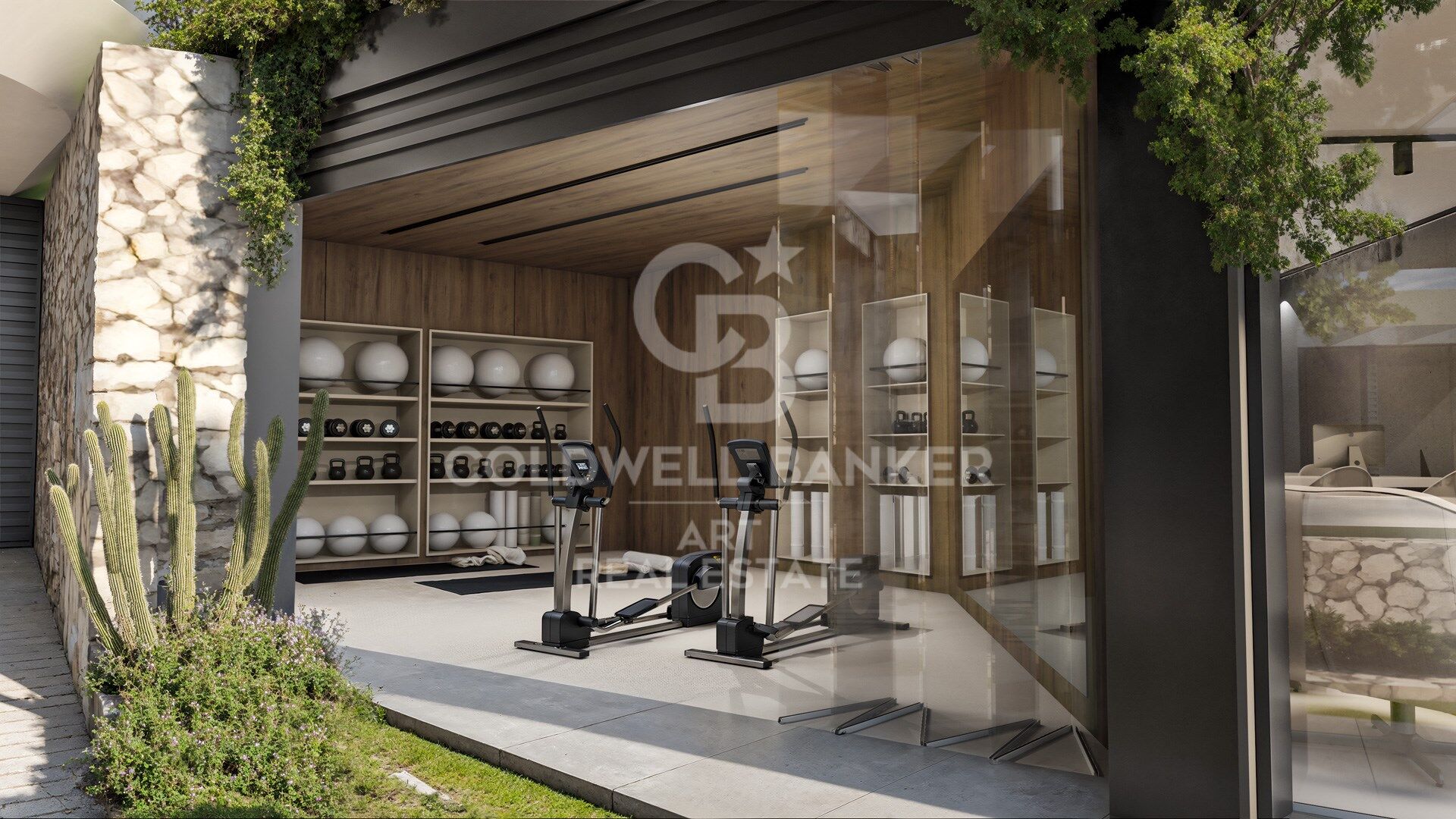 Logements design avec vue panoramique sur la mer à Estepona