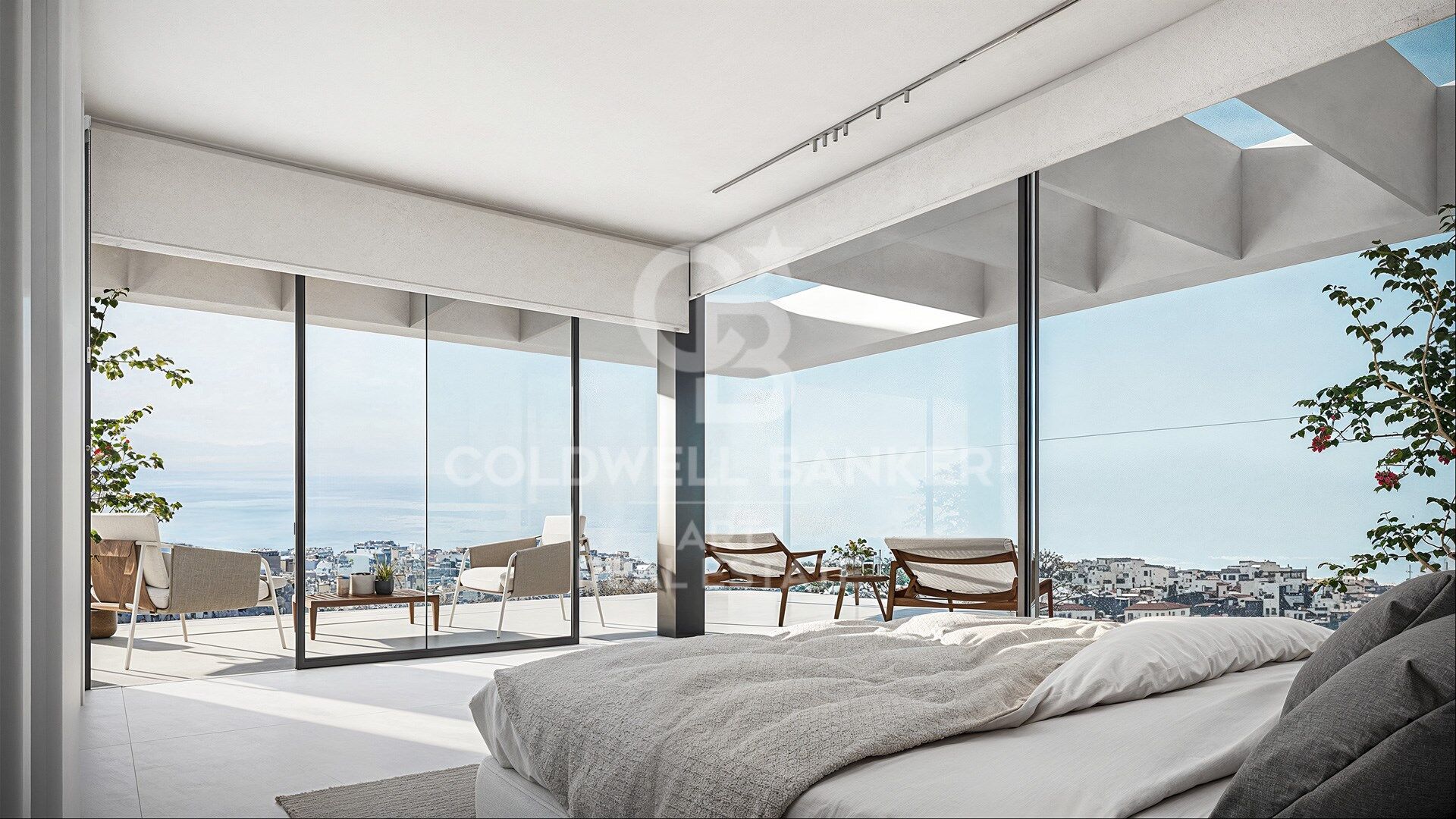 Logements design avec vue panoramique sur la mer à Estepona