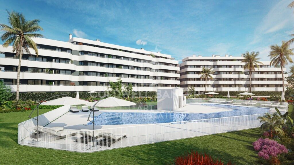 Increíble apartamento de nueva construcción en primera línea de playa en Torremolinos
