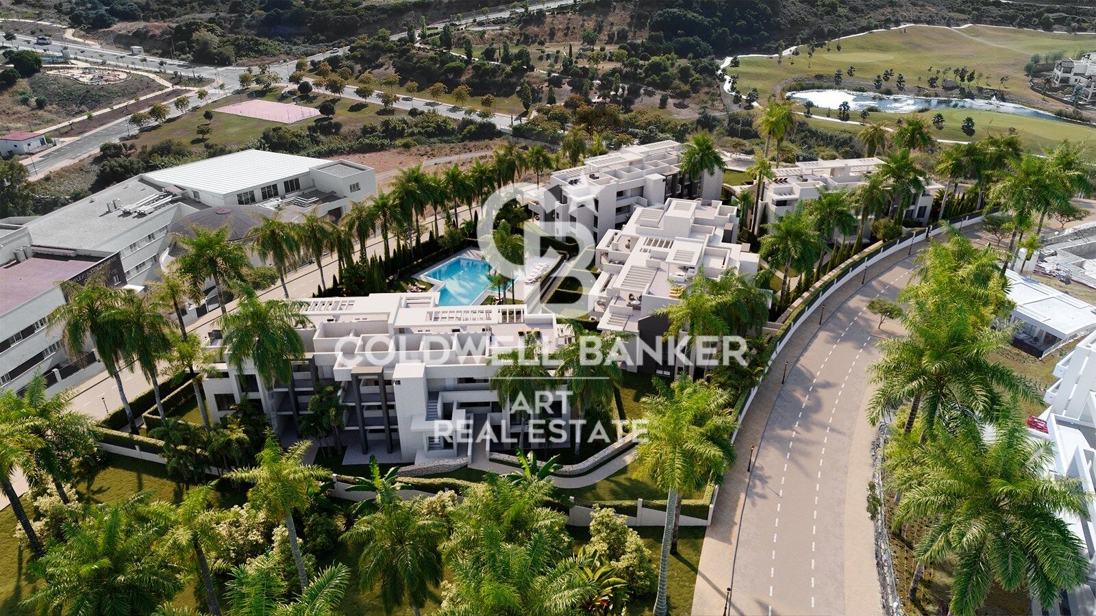 Apartamentos y áticos de 2 y 3 dormitorios con vistas en Estepona