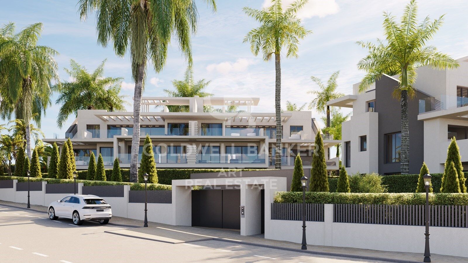 Apartamentos y áticos de 2 y 3 dormitorios con vistas en Estepona