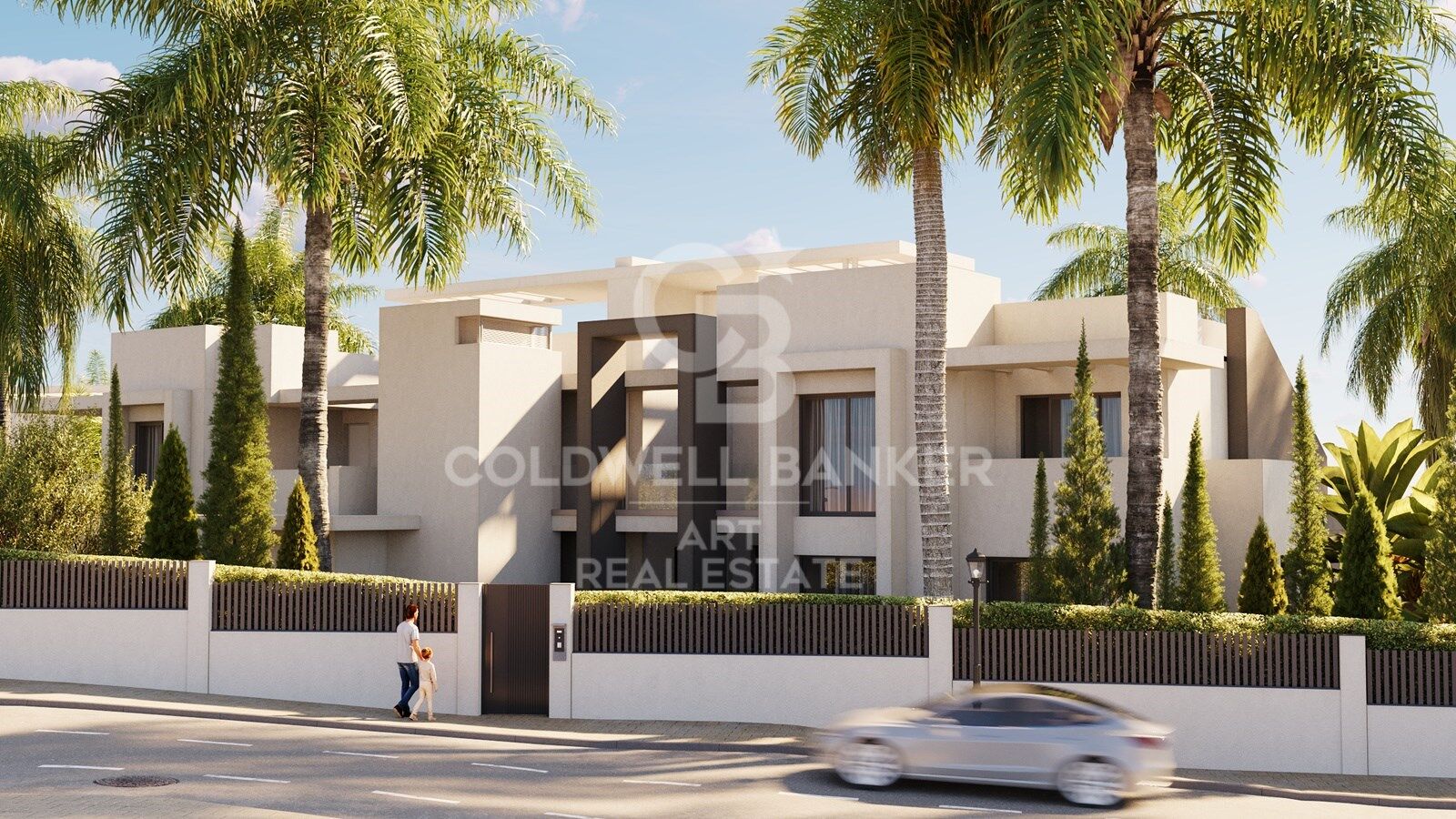 Apartamentos y áticos de 2 y 3 dormitorios con vistas en Estepona