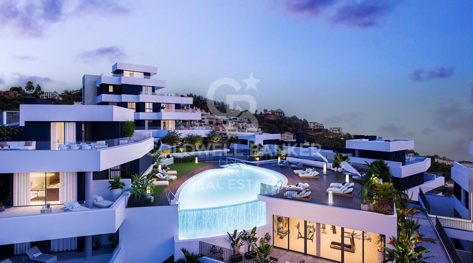 Apartamentos de 2 y 3 dormitorios en Altos de Los Monteros, Marbella