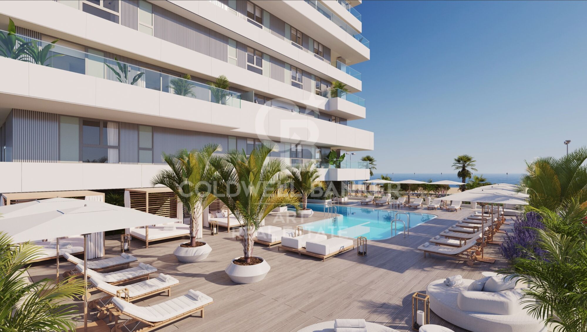 Apartamentos de lujo con vistas al mar en Málaga
