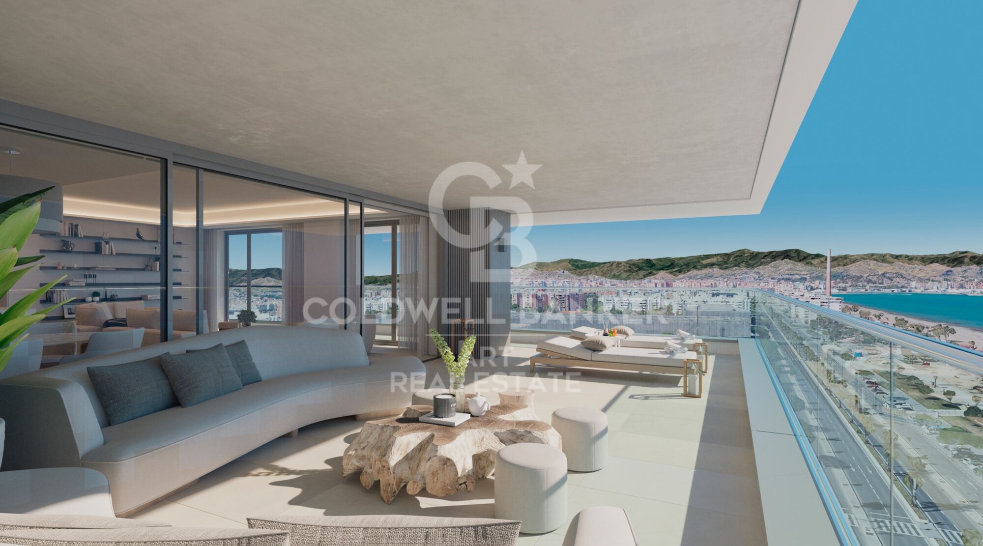 Apartamentos de lujo con vistas al mar en Málaga