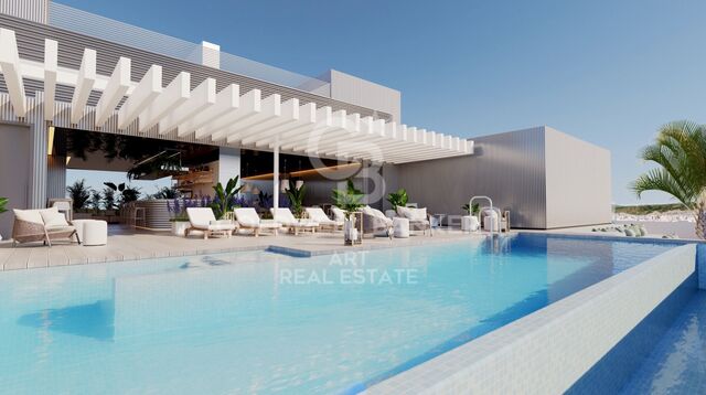 Luxury apartments with sea views in Malaga