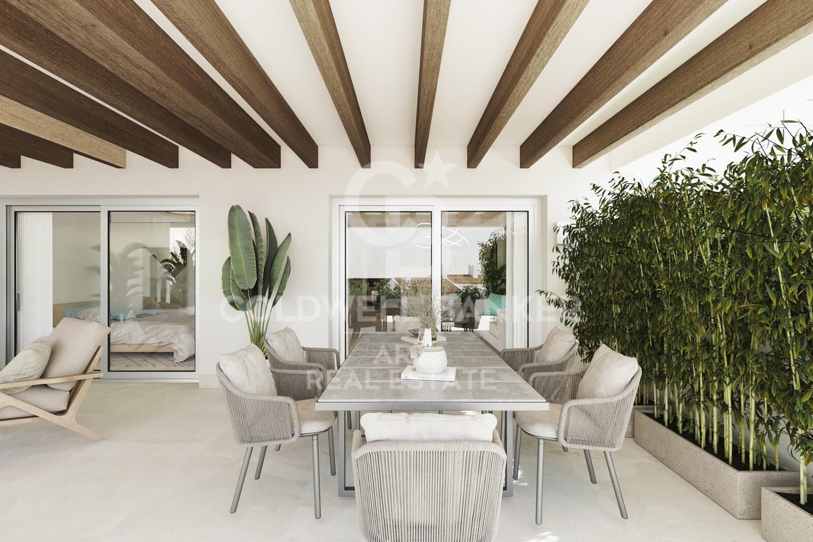 Exclusive first floor apartments with terraces in Benahavis