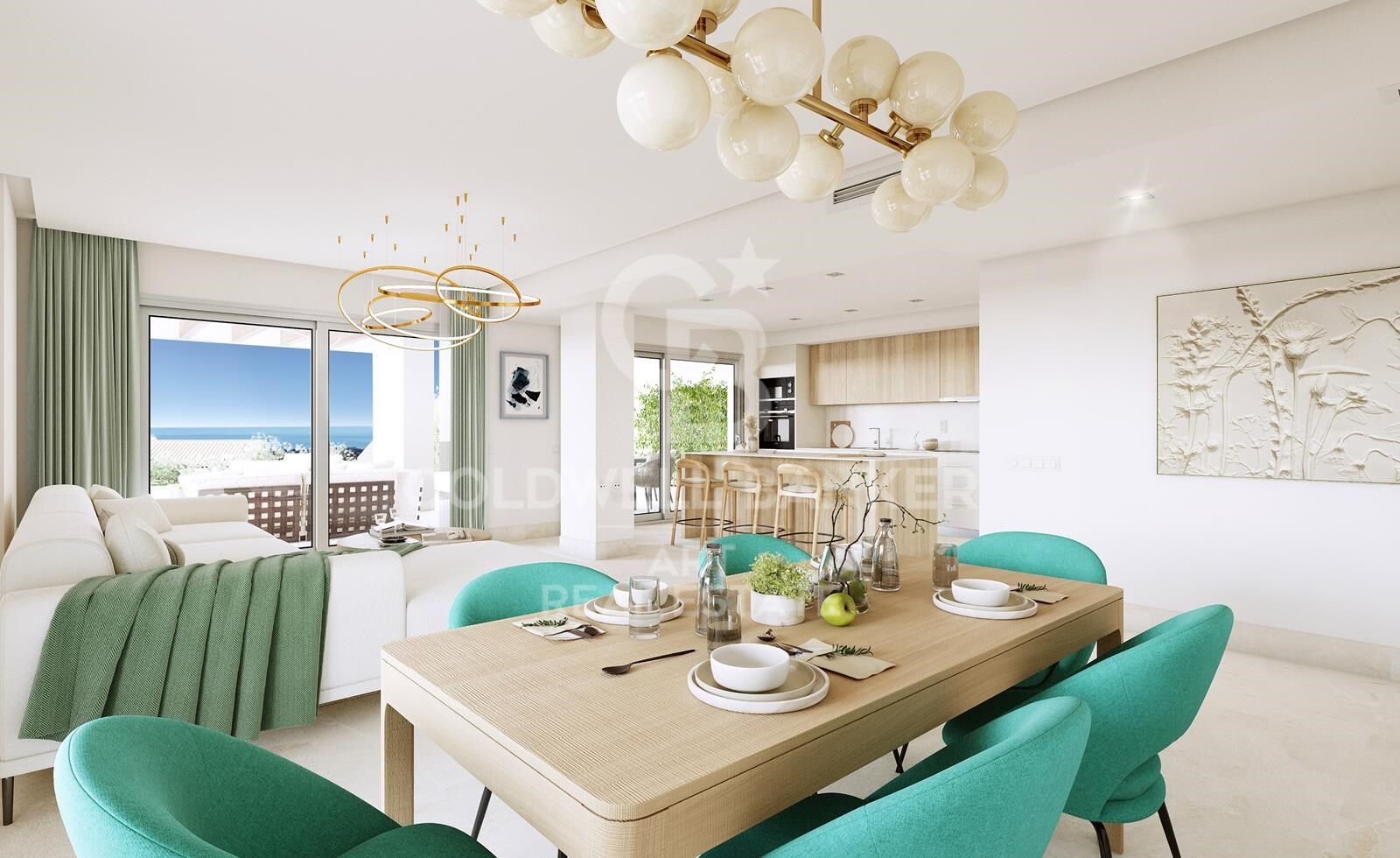 Exclusive first floor apartments with terraces in Benahavis