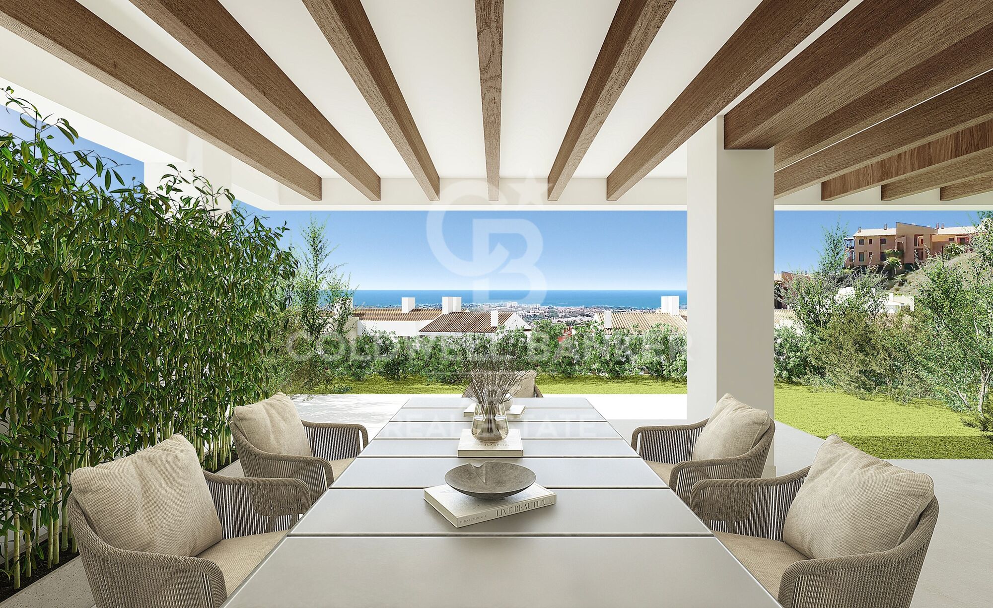 Exclusive first floor apartments with terraces in Benahavis