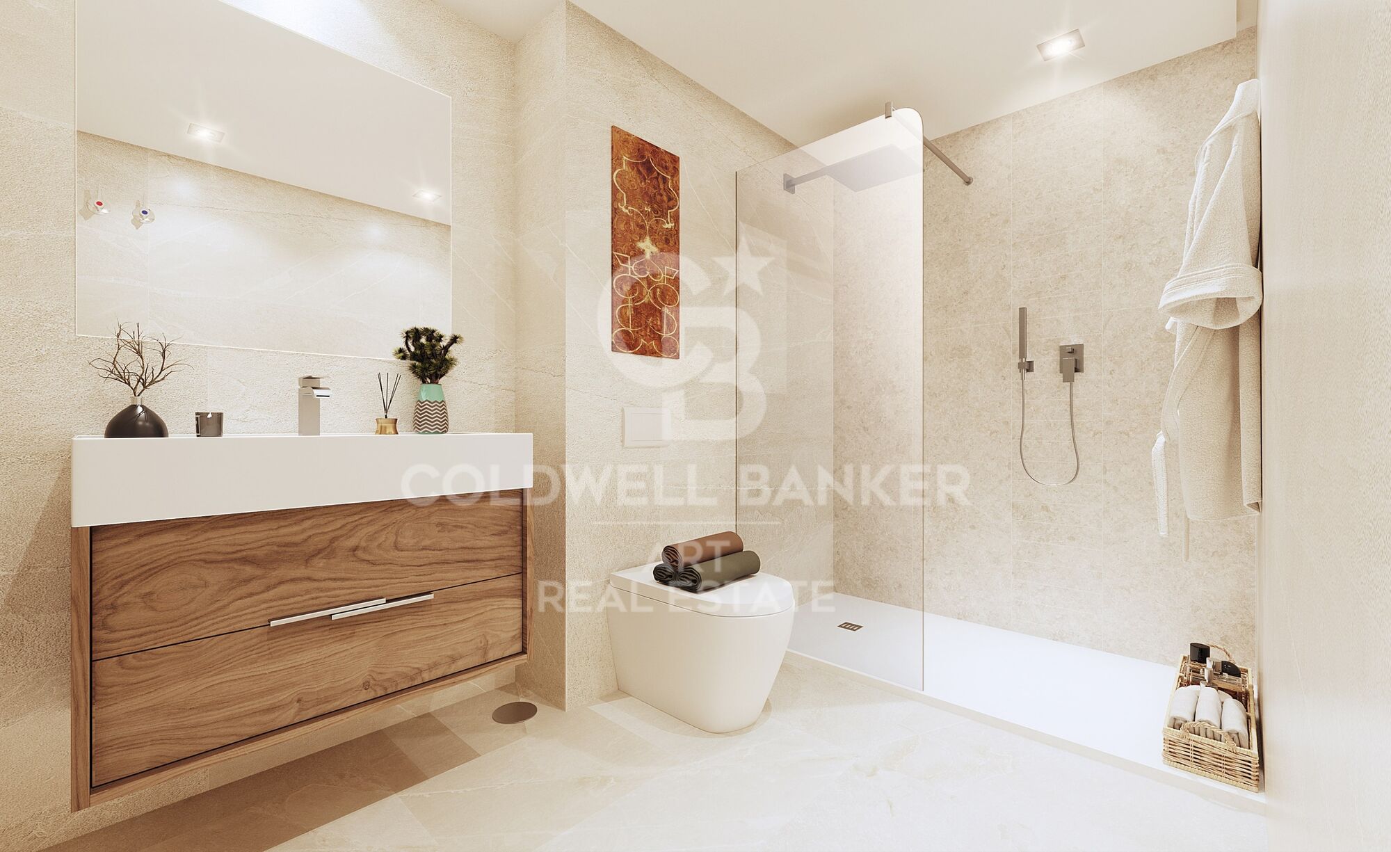 Exclusive first floor apartments with terraces in Benahavis