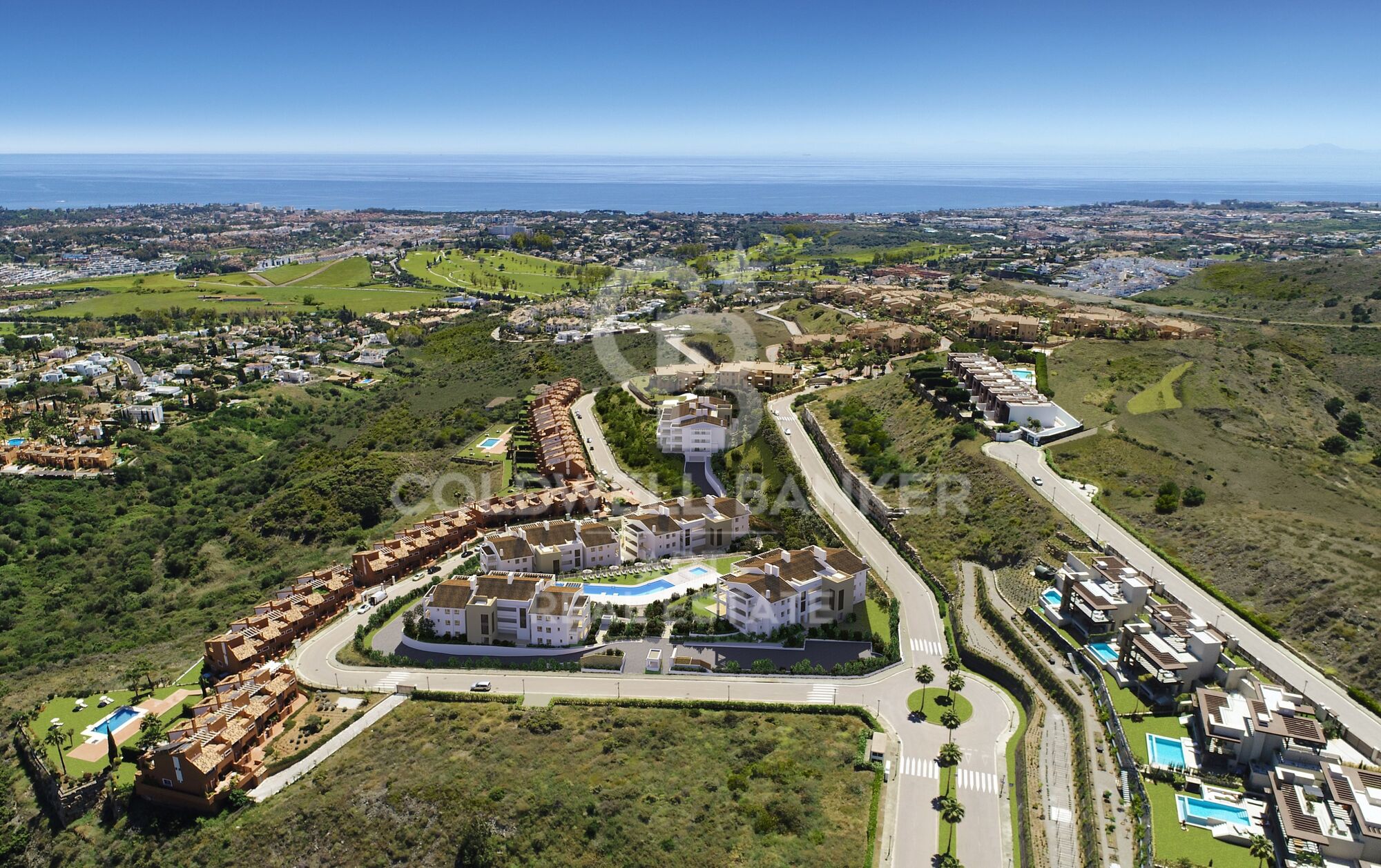 Exclusive first floor apartments with terraces in Benahavis