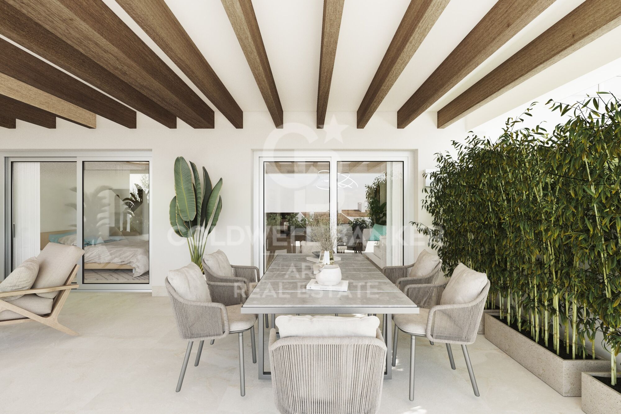 Exclusive first floor apartments with terraces in Benahavis