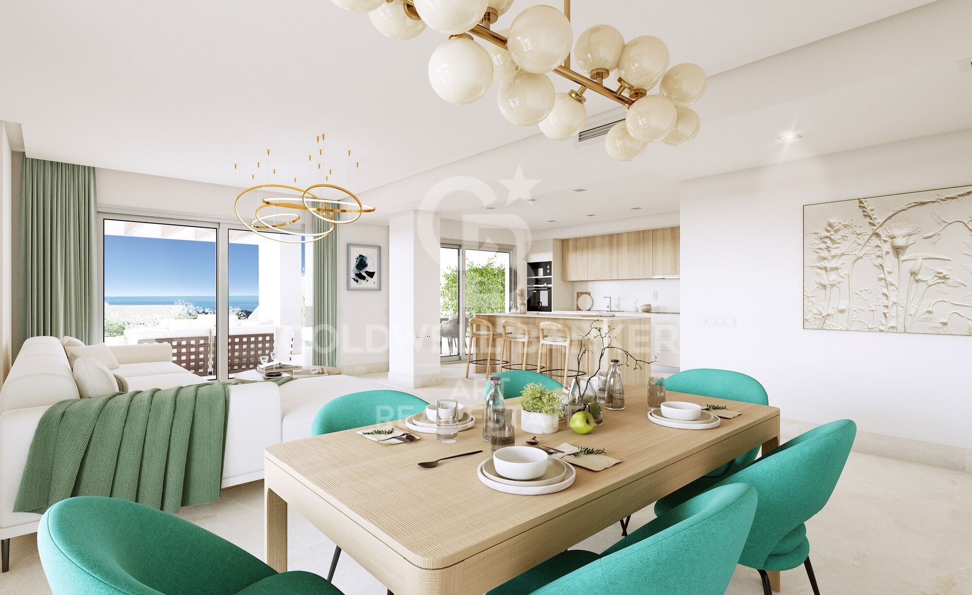 Exclusive first floor apartments with terraces in Benahavis