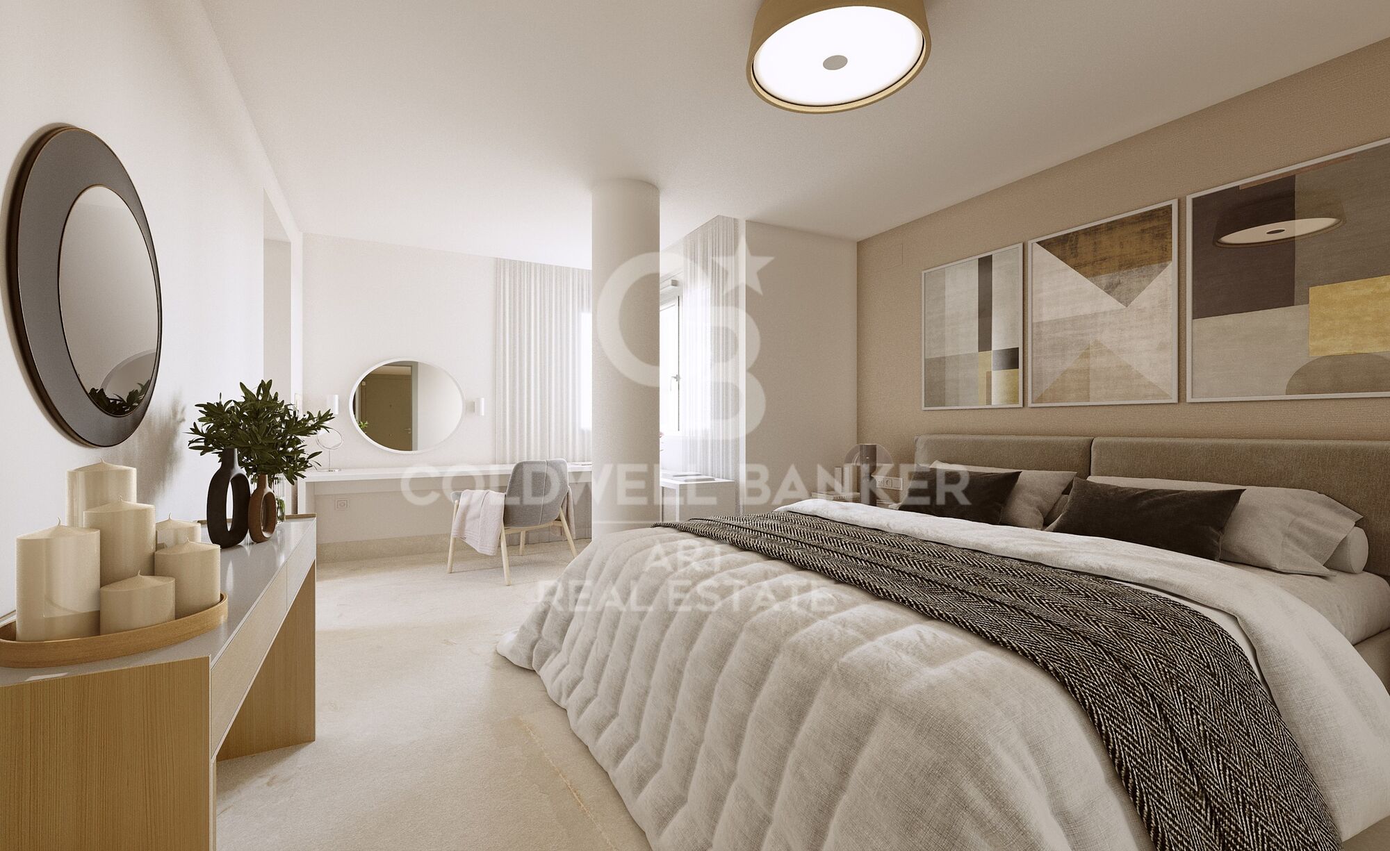 Exclusive first floor apartments with terraces in Benahavis