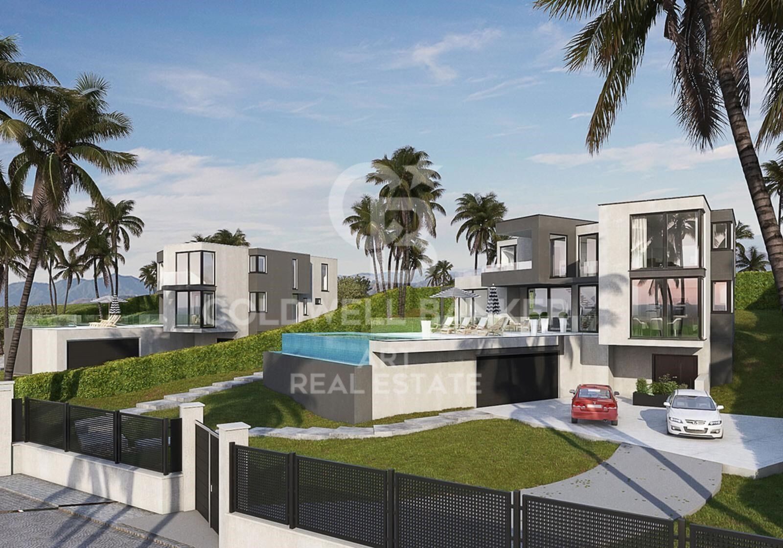 Exclusiva villa moderna con vistas al mar y la montaña, cerca de la playa, La Alcaídesa, Cádiz