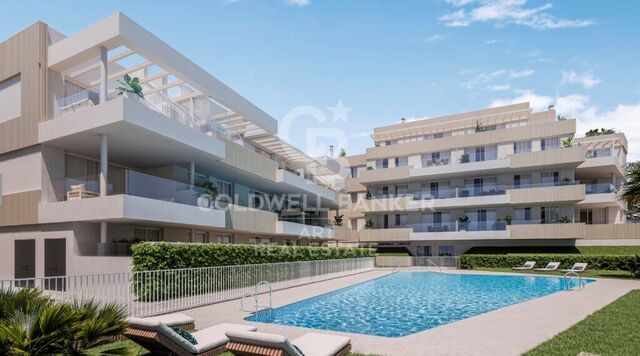 New-build 2 and 3-bedroom apartments in the center of Estepona